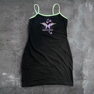 y2k butterfly mini dress grunge fairycore alt indie sleaze skater girl